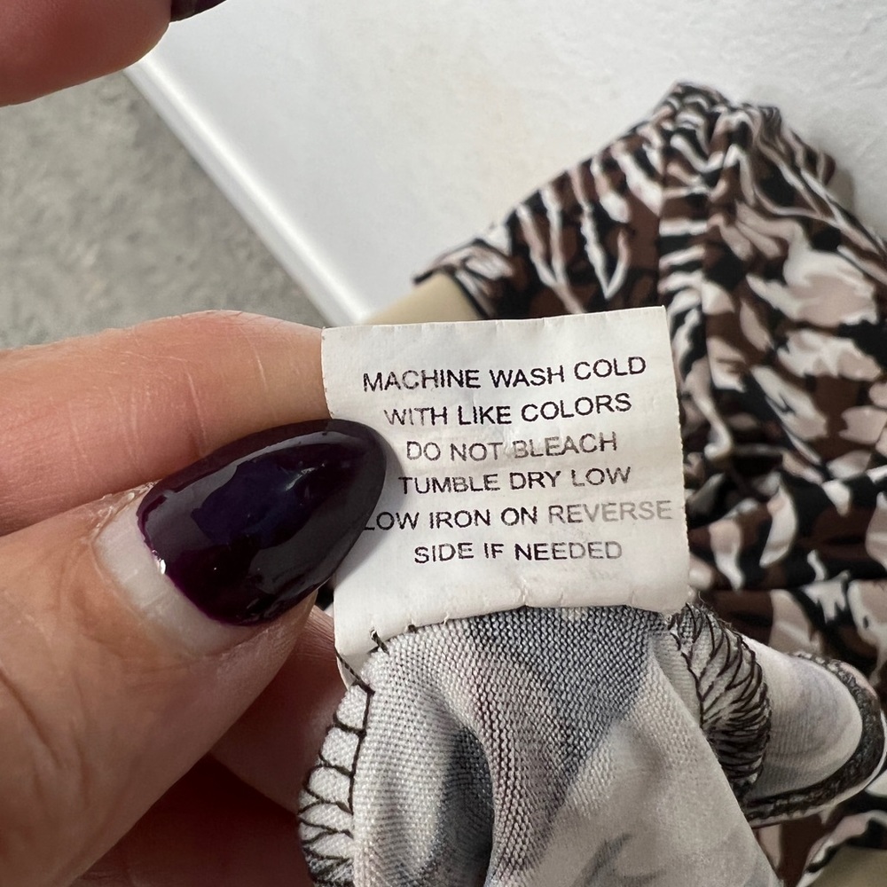 Notation Cammo Design Blouse, Size Large. - image 8